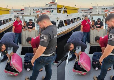 A CASA CAIU! Homem é flagrado com drogas ao desembarcar em Manaus