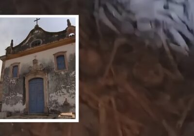 VÍDEO: Dezenas de ossadas humanas são encontradas em porão de Igreja Católica em MG
