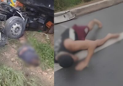 VÍDEOS: Grave acidente com quatro veículos pesados deixa feridos na BR-174