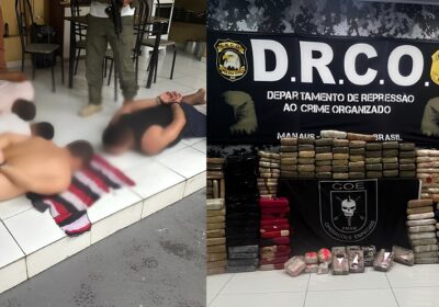 Grupo criminoso é preso com 300 quilos de drogas em Manaus