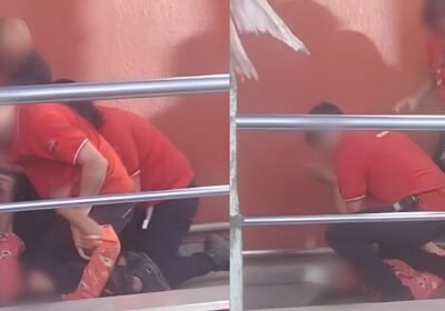 VÍDEOS: Mulher é agredida por funcionários de supermercado após ser flagrada furtando lenço umedecido