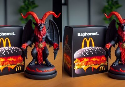 Suposto lançamento de ‘lanche demoníaco’ do McDonald’s gera polêmica