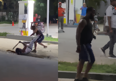 IMAGENS FORTES: Duelo de facões termina com homem sem mão