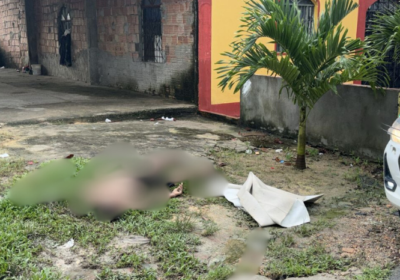 Homem é encontrado morto com marcas de tiros ao lado de igreja em Manaus