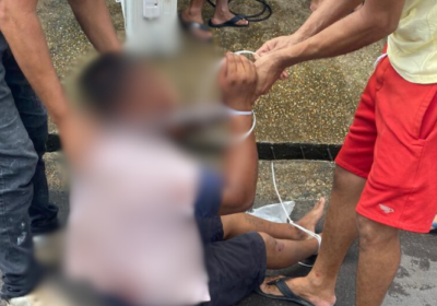 VÍDEO: Suposto ladrão é espancado por moradores no Cidade Nova, em Manaus