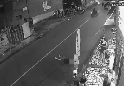 Vídeo mostra atropelamento que matou homem em saída de bar na Redenção, em Manaus