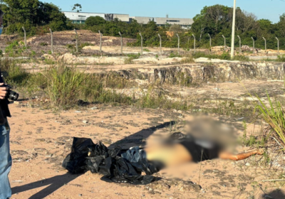 Corpo de homem é encontrado com saco preto amarrado na cabeça em Manaus