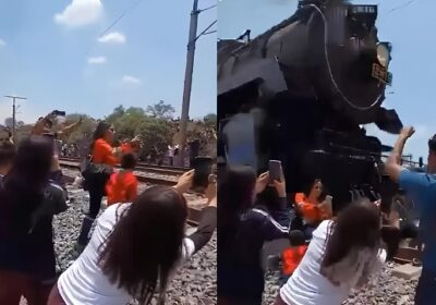 VÍDEO: Mulher de 25 anos morre ao ser atingida por trem enquanto tentava tirar selfie