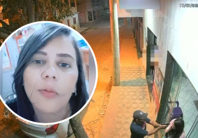 VÍDEO: Câmera registra momento em que mulher é baleada no rosto em bar no ES