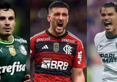 Flamengo, Botafogo e Palmeiras disputam o topo do Brasileirão