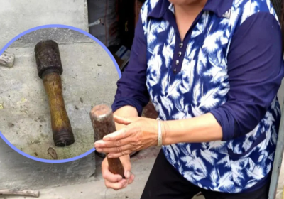 Idosa usa granada por 20 anos como se fosse martelo