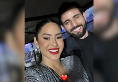 Isabelle Nogueira e Matteus curtem apresentação do Circo de Soleil