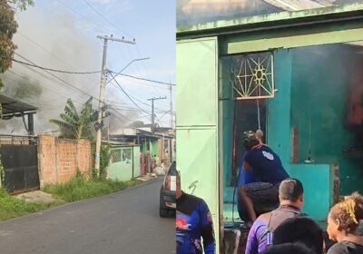 VÍDEO: Mulher morre durante incêndio no Mauazinho em Manaus