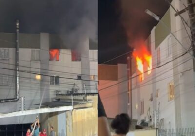 VÍDEO: Incêndio destrói clínica de massoterapia na Zona Centro-Sul de Manaus