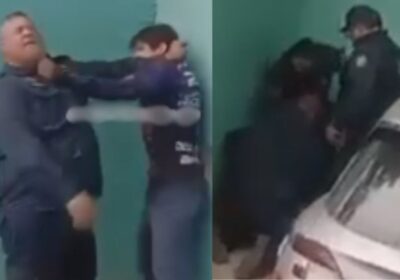 Homem é imobilizado com arma de choque após agredir guarda em Manaus