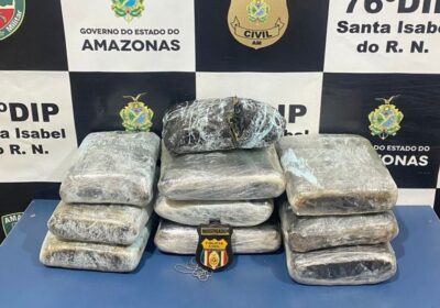 Casal é preso com drogas em lancha no interior do Amazonas