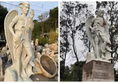 Inauguração de estátua de Lúcifer é suspensa pela Justiça