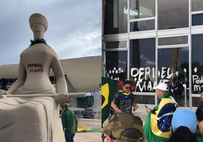 Maioria do STF torna ré acusada de escrever “Perdeu, mané” na estátua