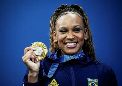 Rebeca Andrade será homenageada com a Medalha Tiradentes, no Rio