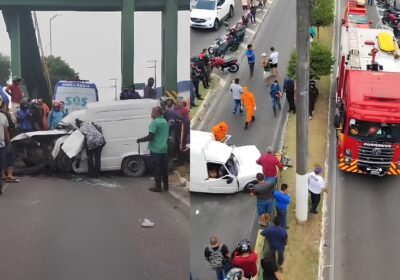 VÍDEOS: Acidente na Torquato Tapajós deixa uma pessoa morta em Manaus