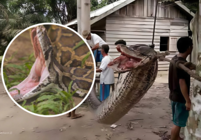 CENAS FORTES! Vídeo mostra momento que mulher é retirada de dentro de cobra ‘píton’ na Indonésia