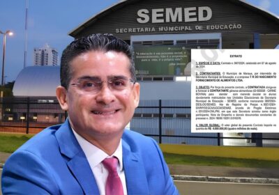 Prefeitura de Manaus contrata empresa envolvida em fraude de cesta básica para fornecer carne bovina para a merenda escolar