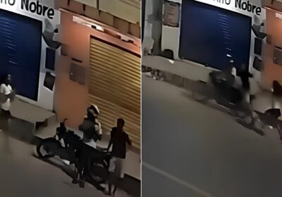 VÍDEO: Vítima reage a assalto e entra em ‘luta’ com criminoso em Manaus