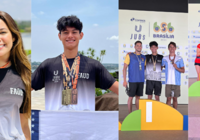 Nadador do AM fatura três medalhas nos Jogos Universitários Brasileiros 2024