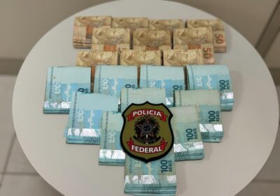 PF apreende R$ 20 mil em espécie no Aeroporto de Flores em Manaus