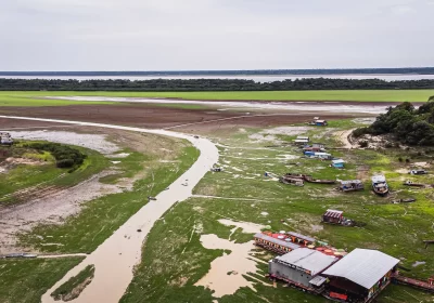 Rio Negro chega a 12,68 metros e Manaus registra seca recorde pela 2ª vez