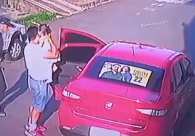 VEJA VÍDEO – Terror em Manaus: dupla rende homem com criança e rouba carro