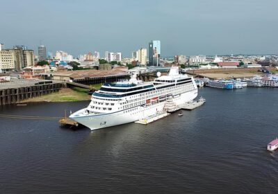 Primeiro navio da Temporada de Cruzeiros 2024/2025 chega a Manaus