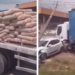 VÍDEO: Acidente causa transtornos no Distrito Industrial em Manaus