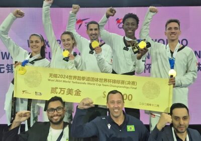 Brasil é bicampeão por equipes na Copa do Mundo de taekwondo na China