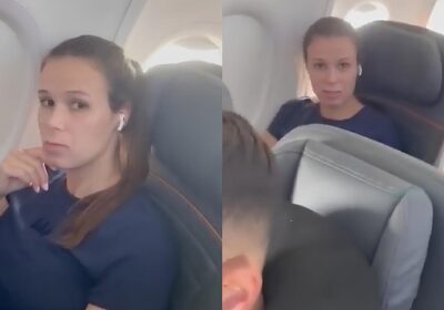 VÍDEO: Mãe briga e filma passageira que se recusou a ceder janela de avião para sua filha: “sem empatia com criança”