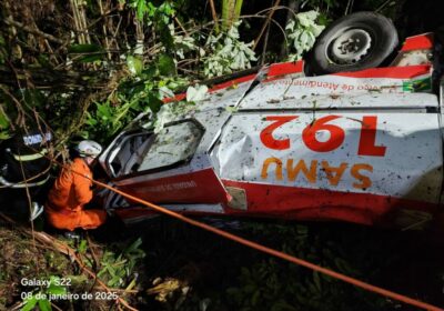 Médico e técnica de enfermagem morrem em acidente com ambulância na BR-174