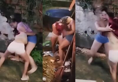 VEJA VÍDEO: Novinhas vão ‘pra porrada’ pelo amor do mesmo homem