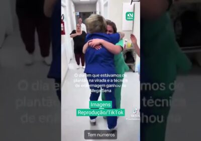 VÍDEO: Enfermeiras viralizam com aposta ‘ganhadora’ da Mega da Virada