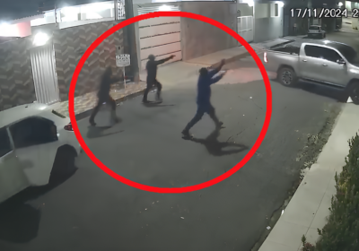 VÍDEO: Família que chegava em casa é rendida por trio armado em Manaus