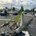 VÍDEO: Motorista cochila ao volante e derruba poste na Zona Oeste de Manaus