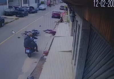 Vídeo mostra momento de acidente que matou motociclista de APP em Manaus