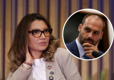 Eduardo Bolsonaro solicita detalhes sobre custos da viagem de Janja à Roma