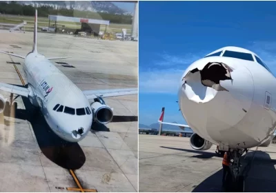 Voo da Latam retorna ao Galeão após avião colidir com pássaro