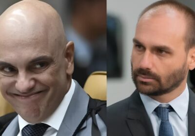 Alexandre de Moraes pede parecer da PGR sobre apreensão do passaporte de Eduardo Bolsonaro