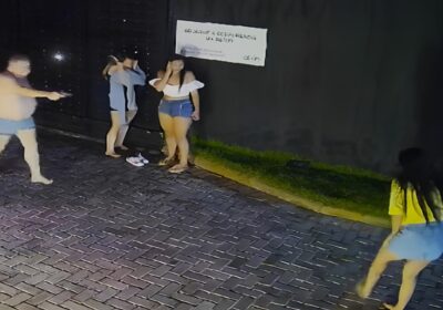 VEJA VÍDEOS! Ex-vereador tira pistola da cueca e atira contra mulher em motel